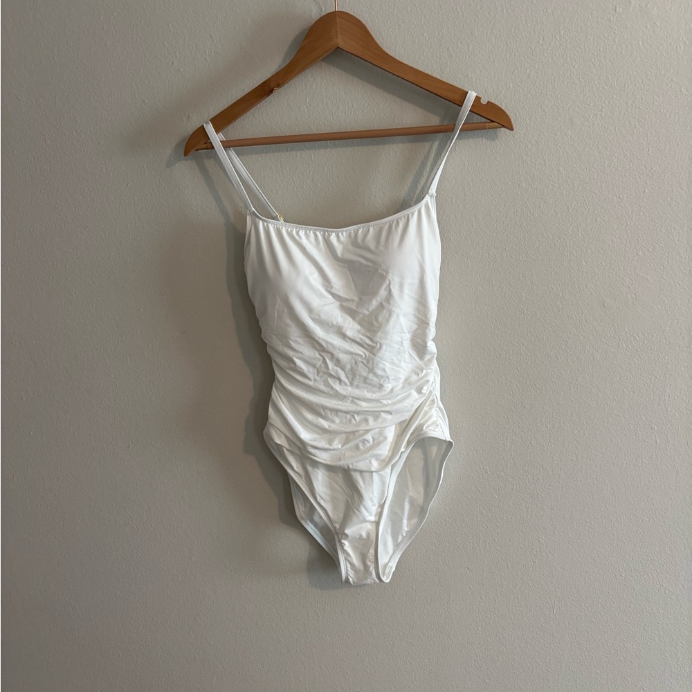 La Blanca White Swimsuit with UPF 50+